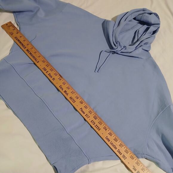 OLD NAVY Active Dynamic Fleece Women's XL Periwinkle Hooded Sweatshirt - Picture 11 of 12